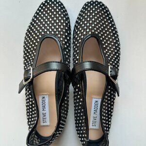 Steve Madden Dreaming Black Ballet Slipper Size 7